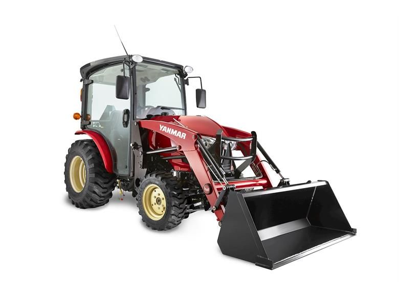 YANMAR TRACTOR YT235VXHIC-T YT235C HST CAB IND TIRES LDR:040757